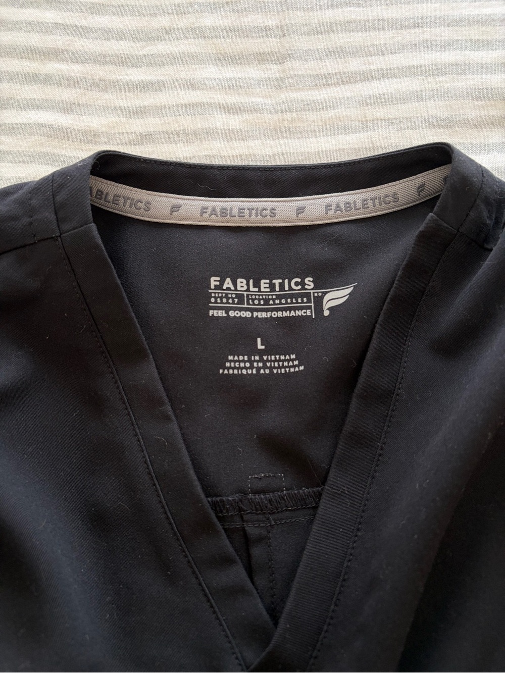 Fabletics Black Scrub Set - Picture 5 of 5